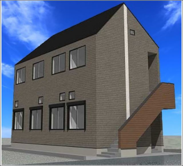 練馬区桜台５丁目のアパートの外観