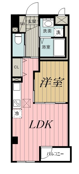 ユニヴァリィ　ルークスの間取り