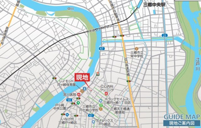 【地図】 | 戸ヶ崎1丁目1棟4480