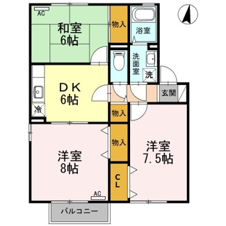 【間取り】 | セジュールとし　Ｂ