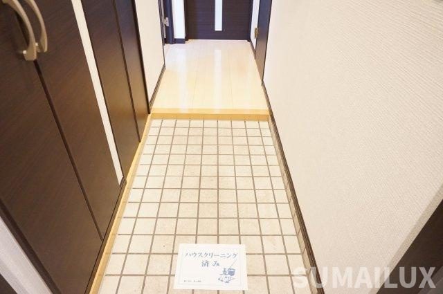 熊本市中央区南熊本１丁目の賃貸マンションの玄関