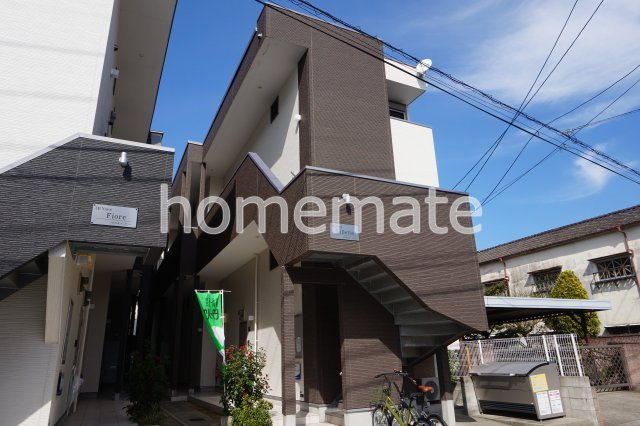 熊本市中央区弥生町のアパートの外観