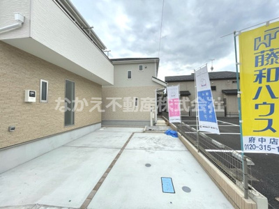 【駐車場】 | 仲介手数料無料　府中市緑町２丁目新築戸建て３棟　１号棟