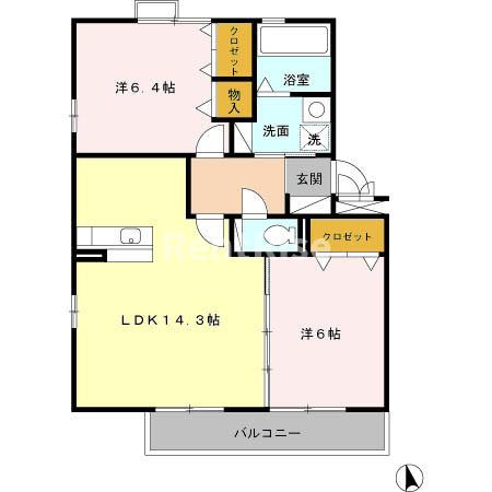 ジャルディーノの間取り