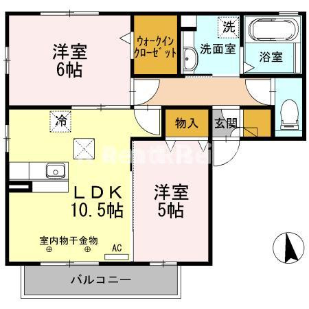 グラン・シャリオ Ａの間取り