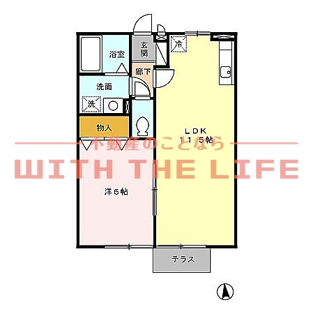 アンプルール【キャッシュバック対象物件】の間取り