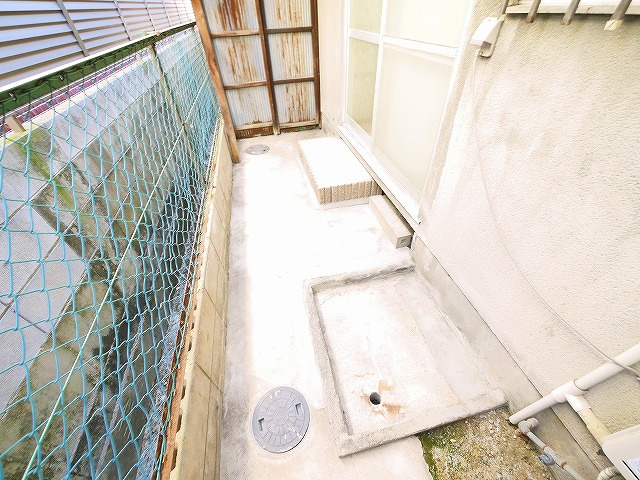 大西貸家の庭|お庭が付いています
