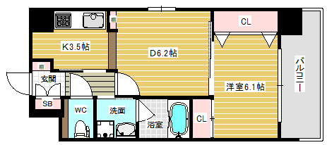 【間取り】 | La Grace福島