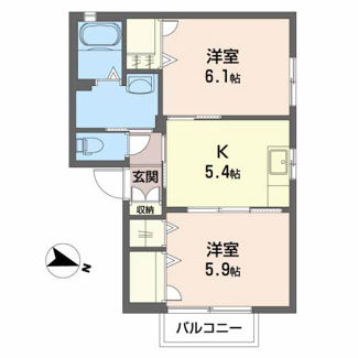 【間取り】 | メゾンパークス　壱番館