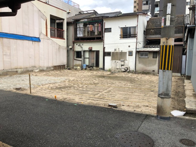 【外観】 | 大阪市北区中津3　売地 | 地下鉄御堂筋「中津」駅徒歩5分。阪急「中津」駅徒歩5分。
有効面積：47.1坪！
