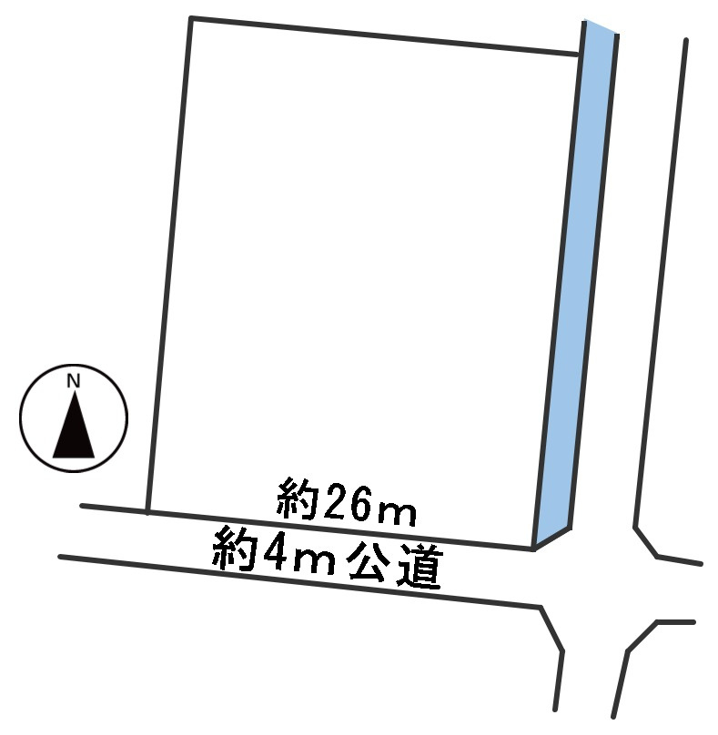 ５７１１９　各務原市那加桐野町土地の区画図