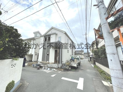 【前面道路含む現地写真】 | 仲介手数料無料　府中市西原町３丁目新築戸建て