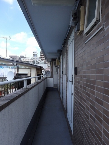 アサヒコーポのバルコニー