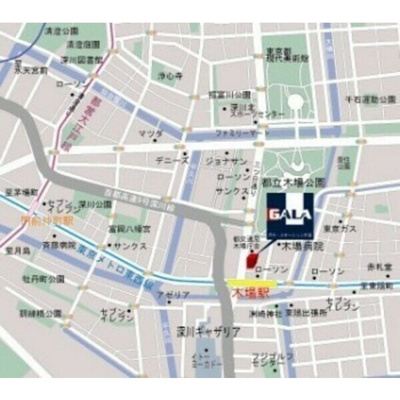 【地図】 | ガラ・ステーション木場