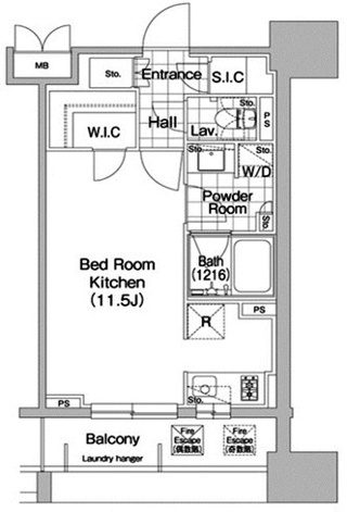 【間取り】 | エルスタンザ恵比寿