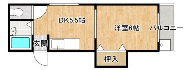 マウンティングッズの間取り