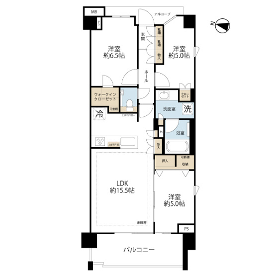 【間取り】 | プラウド仙川緑ヶ丘