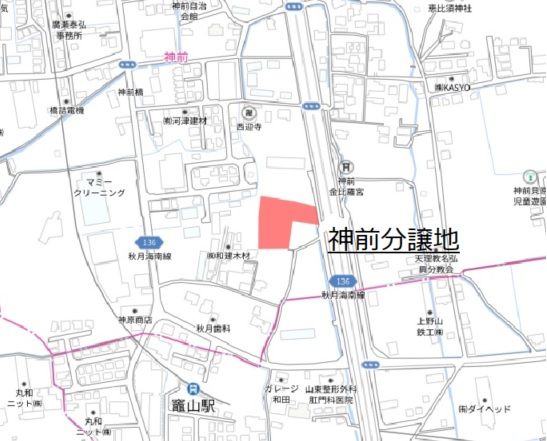 【地図】 | 神前分譲地