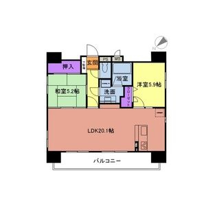 【間取り】 | プレスタイル博多駅南Ⅱ
