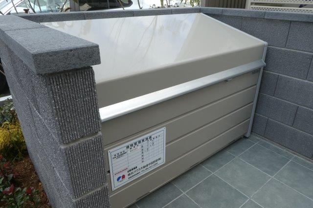 総社市中央２丁目の賃貸マンションのその他共用部分|敷地内専用ゴミステーション
