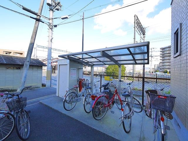 ディアス九条のその他共用部分|自転車置き場