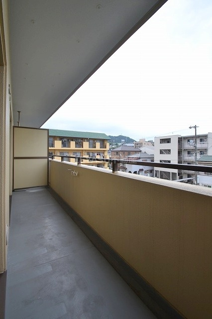 サンシャイン翠のバルコニー