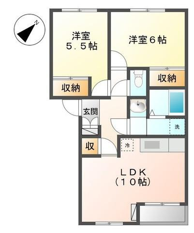 パーチェ西初石の間取り