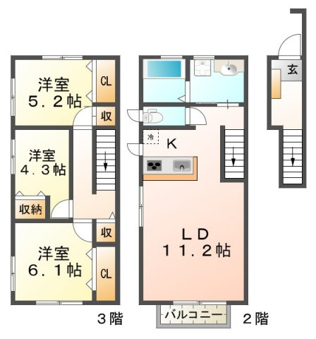 Casa familiarの間取り