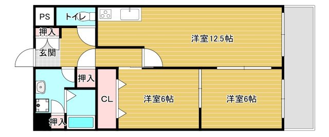 YFヒルズ宮山の間取り