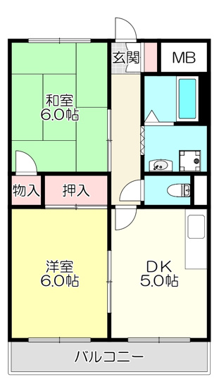【間取り】 | カルム東大阪