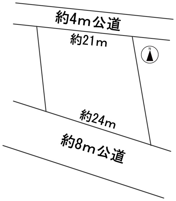 ５７３５１　瑞穂市田之上土地の区画図