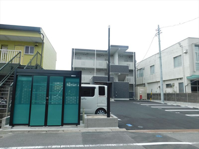 【その他共用部分】 | リッツ石塚 | 敷地内　ゴミ置場