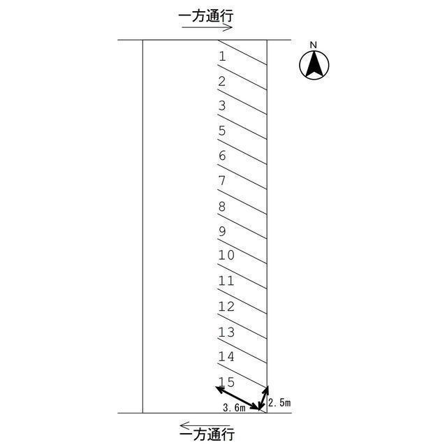 長良若葉町２丁目笠原駐車場の間取り