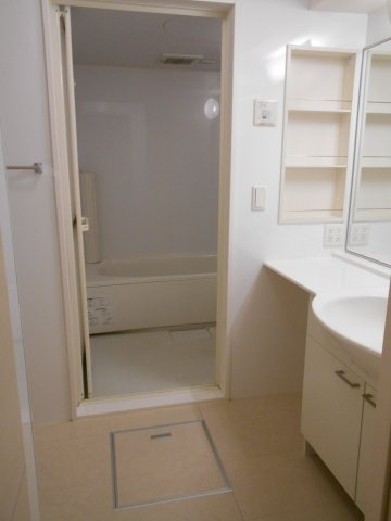 グラシューズ市川の洗面所