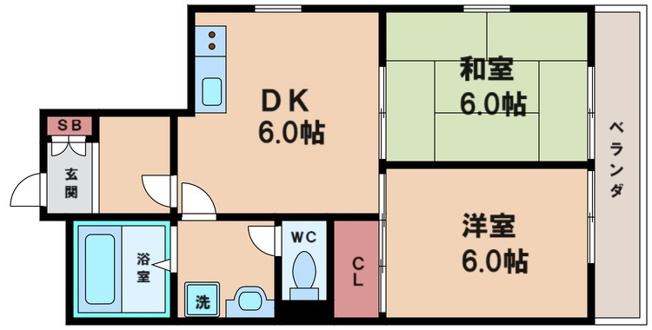 【間取り】 | クリスタル長居