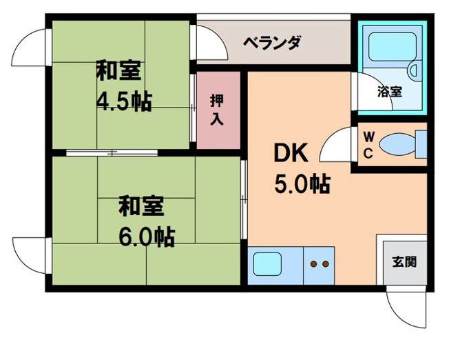 【間取り】 | ドムール明星