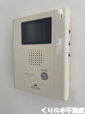 【セキュリティ】 | フィネス河南 | モニター付きインターホンです