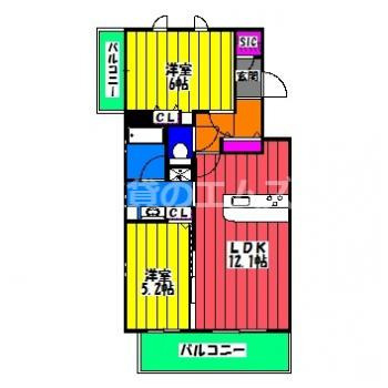 【間取り】 | ＴＨＥＳＱＵＡＲＥ　ＵｒｂａｎＲｅｓｉｄｅｎｃｅ | ＴＨＥＳＱＵＡＲＥ　ＵｒｂａｎＲｅｓｉｄｅｎｃｅの間取り