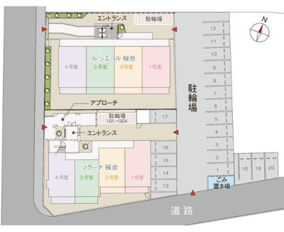 【区画図】 | ソラーナ桜台