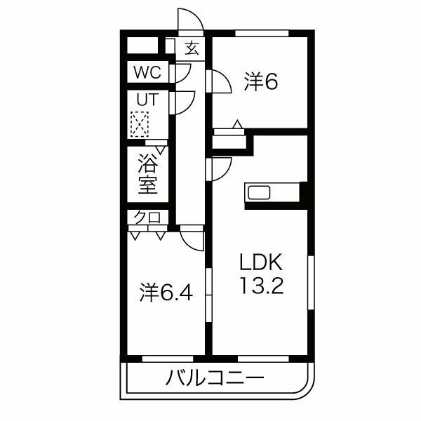 Comfortpalaceの間取り