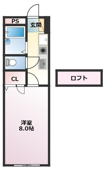 【間取り】 | プランドール　B