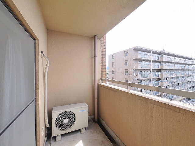 朝日プラザ奈良プレシオのバルコニー|暖かな日差しのふりそそぐバルコニー