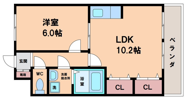 【間取り】 | エレガントヒルズ2号館
