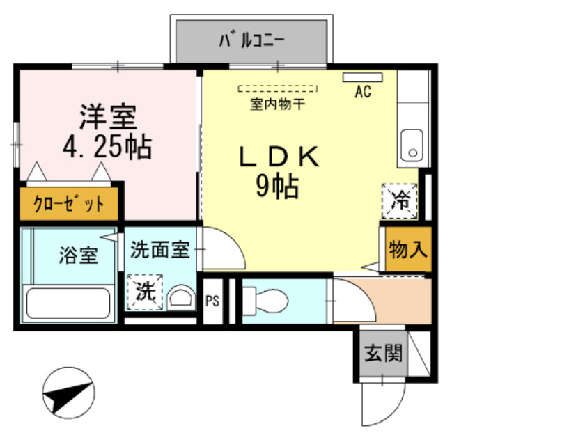 セジュールパルティノスの間取り