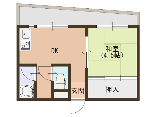 【間取り】 | コーポサンライズ
