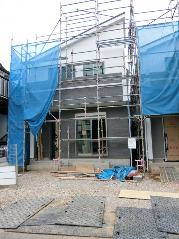 八千代台東２丁目　新築戸建　全２棟の外観|八千代台東２丁目　新築戸建　全２棟早くも１棟のみ　京成本線「八千代台駅」徒歩８分　南西５ｍ公道面につき陽当り良好です。　子育てファミリーにお薦め。