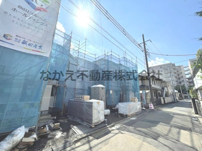 【前面道路含む現地写真】 | 仲介手数料無料　府中市天神町1丁目新築戸建て4棟　D号棟