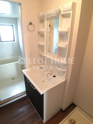 【独立洗面台】 | パインフラットマンション | 独立洗面台で身支度をすべて済ませてしまいましょう