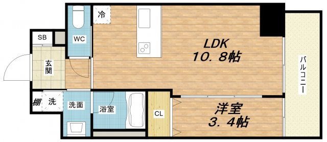 【間取り】 | Wave on Horie Tower