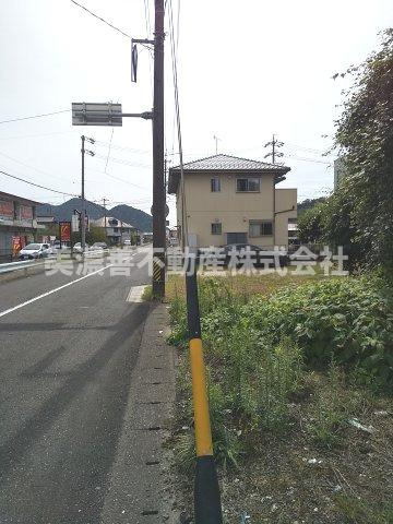 ５７２００　岐阜市岩田東土地の前面道路含む現地写真